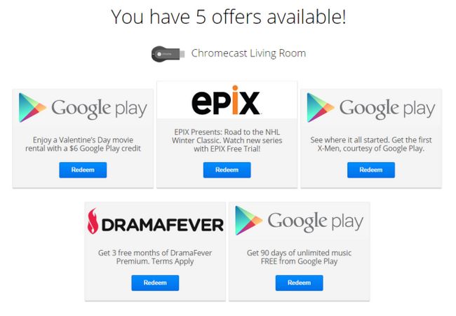 Fotografía - [Offre Alerte] Recevez 6 $ Dans Google Play crédit pour chaque Chromecast In Your House